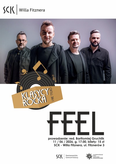 Plakat wydarzenia:  Klasycy rocka i nie tylko – Feel 